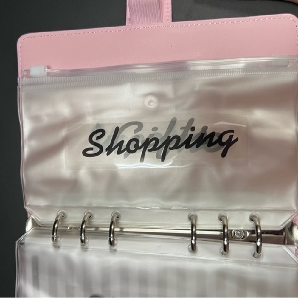 Budgeting Binder in pink, new without box or tags. - Picture 5 of 8